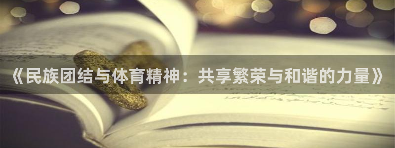 vsport体育在线官网：《民族团结与体育精神：共享繁荣与和谐的力量》